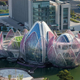 Illustration for article titled Flower-Shaped Buildings Turn Cities Into Artificial Gardens